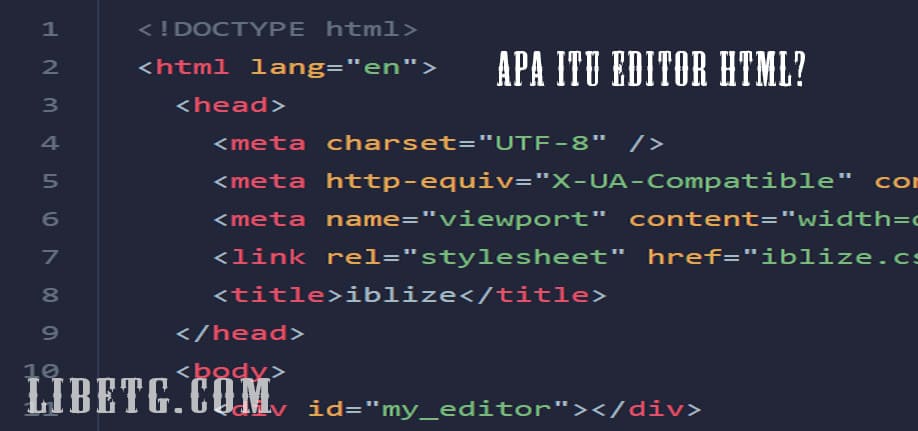 Editor HTML dan Jenis-Jenisnya